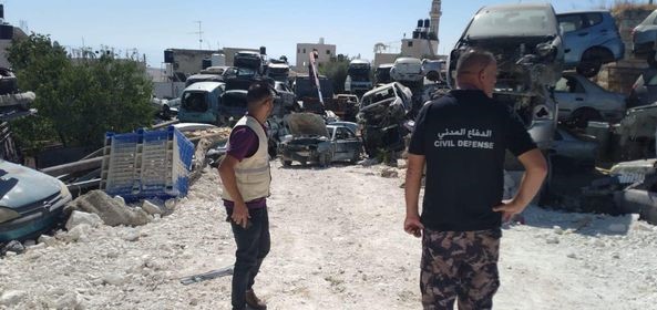 جولة ميدانية للجنة السلامة العامة لمشاطب السيارات